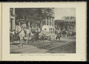 Gruppe IX. Reisewagen der Edeldamen aus der Zeit Philipp des Großmütigen.