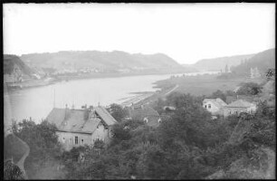 Meißen. Blick vom Bergschlösschen ins Elbtal