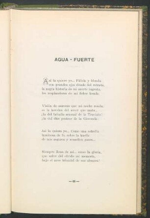 Agua - fuerte