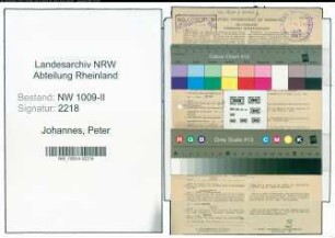 Entnazifizierung Peter Johannes , geb. 22.06.1906 (Polsterer)