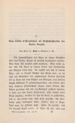 577-596 Enea Silvio de Piccolomini als Geschichtsschreiber des Basler Konzils