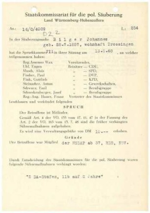 Bilger, Johannes