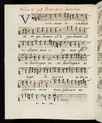 45v - 46r Exaudi Domine vocem meam qua clamavi ad te