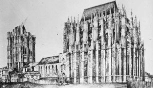 Köln, Dom, St. Peter und St. Maria (graph. Darstellung)
