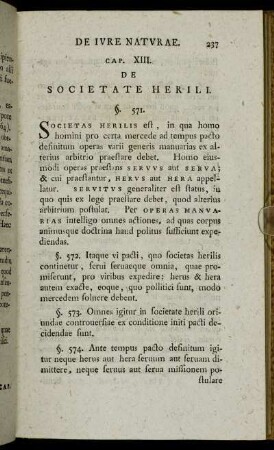 Cap. XIII. De Societate Herili