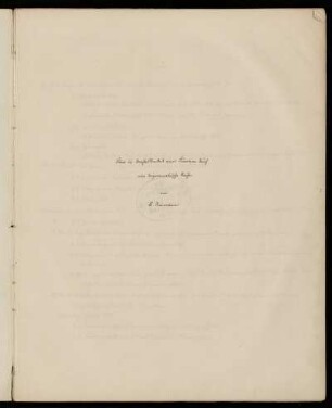 Gedruckt in den Gött.[inger] [Abhandlungen] [Über die Darstellbarkeit einer Function durch eine trigonometrische Reihe. von B. Riemann. [Habilitationsschrift von 1854] [Druckmanuskript]