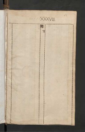 [Formatio literarum] XXXVIII