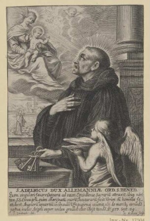 Bildnis des S. Adelricus