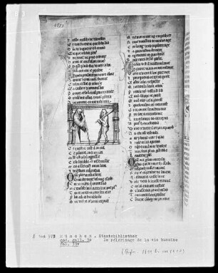 Le pélerinage de la vie humaine — Pilger und Verbrecher, Folio 39verso