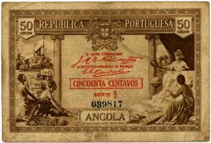 Geldschein, 50 Centavos, 1923