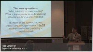 Standards issues related to moving off the page