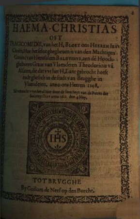 Haema-Christias oft Tragicomedie