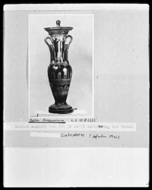 Lutrophoros — Aufbahrung des Toten und Totenklage