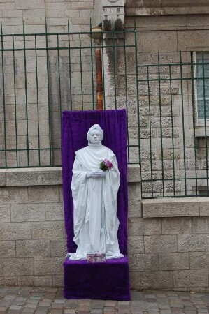 Straßenpantomime, Montmartre