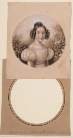 Bildnis von Caroline (1821-1876), Kronprinzessin von Dänemark
