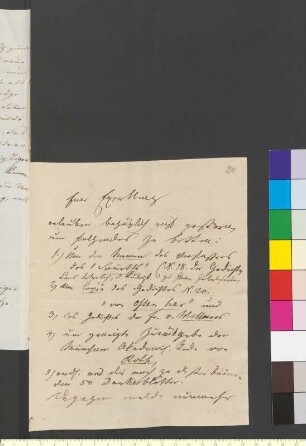 Brief von Müller, Friedrich Theodor Adam Heinrich von an Goethe, Johann Wolfgang von