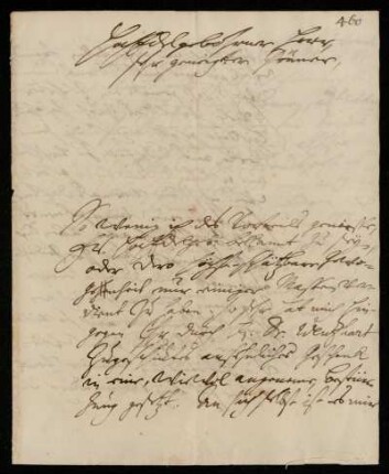 Brief von Christian Friedrich Weichmann an Johann Friedrich von Uffenbach. Hamburg, 2.2.1727
