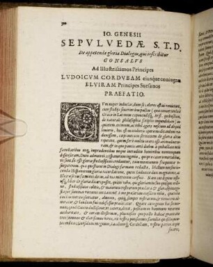 Io. Genesii Sepuluedæ S. T. D. De appetenda gloria Dialogus, qui inscribitur Gonsalus [...]