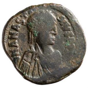 Münze, Follis, 517 - 518
