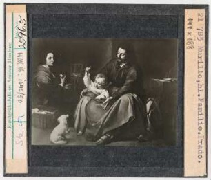 Bartolomé Estéban Murillo: Heilige Familie. Madrid, Prado (Stoedtner-Nr. 21783)