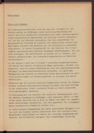 Nadelarbeit