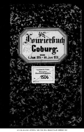 Fourierbuch für Coburg