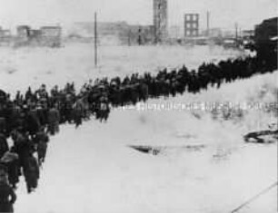 Deutsche Kriegsgefangenen bei Stalingrad