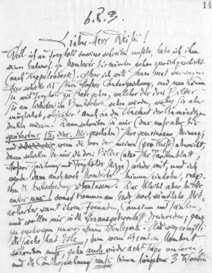 Brief an Emil Rudolf Weiss