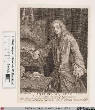 Bildnis (Jean) Antoine Watteau