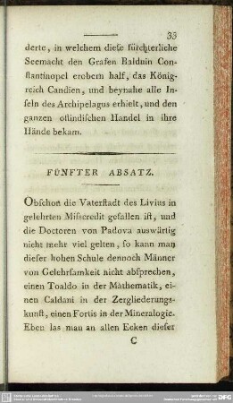 Fünfter Absatz