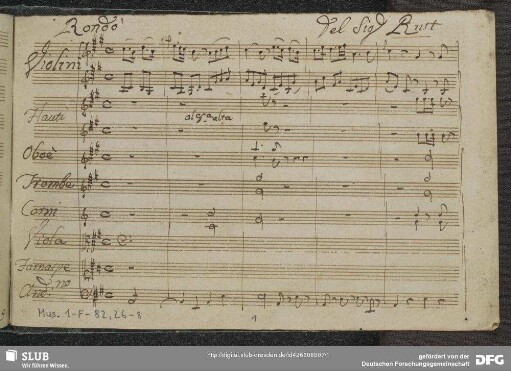 Artaserse. Excerpts - Mus.1-F-82,26-8 : S, orch, b