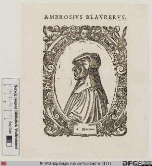 Bildnis Ambrosius Blarer (Blaurer) (von Giersberg)