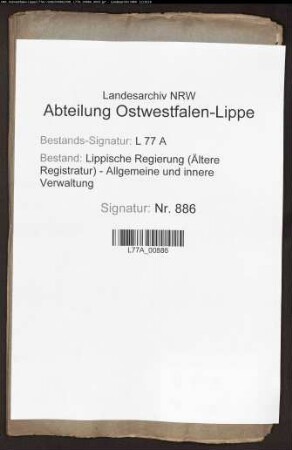 Anstellung des Amtmanns Carl Henrich Capaun zu Schwalenberg
