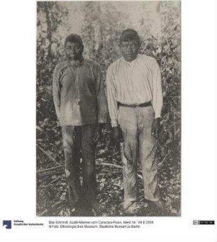 Guató-Männer vom Caracara-Fluss