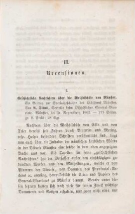 135-143 [Rezension] Tibus, Adolf Joseph Cornelius, Geschichtliche Nachrichten über die Weihbischöfe von Münster