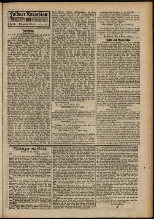 Zweite Ausgabe vom Samstag, den 06. Dezember 1919.