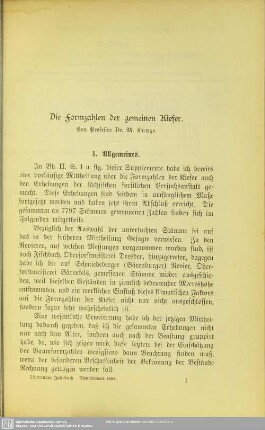 Die Formzahlen der gemeinen Kiefer