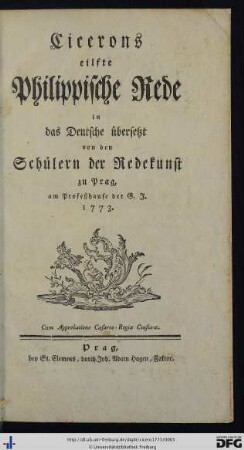Cicerons eilfte Philippische Rede