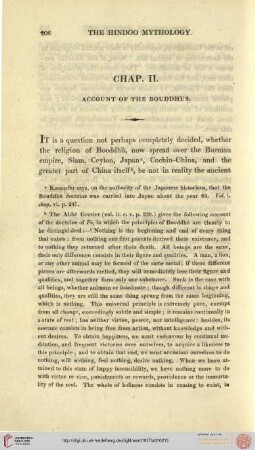 Account of the Bouddhus