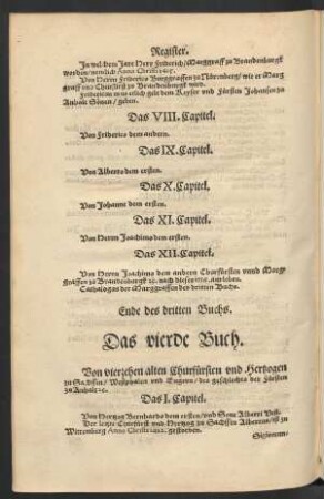 Das vierde Buch.