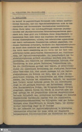 A, Einleitung und Fragestellung