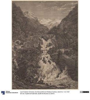 Der Wasserfall bei Wildbad Gastein