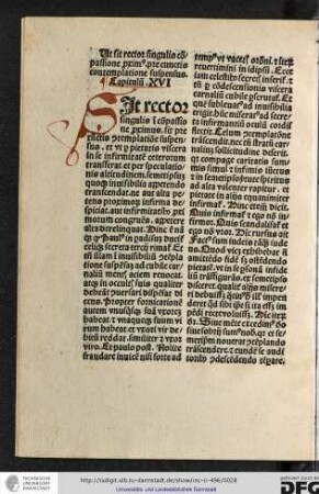 Ut sit rector singulis compassione proximus pre cunctis contemplatione suspensus, capitulum XVI.