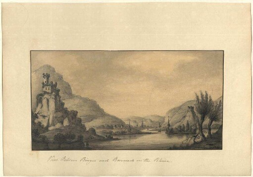 View between Bingen and Bacharach on the Rhine