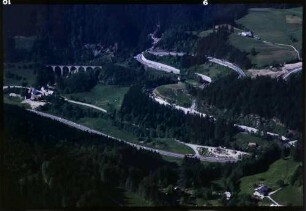 Höllental: Ravennaviadukt und Kehren der B 31