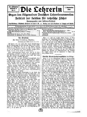 Die Kittelbluse : (Fortsetzung und Schluß von Nr.5, S.18)