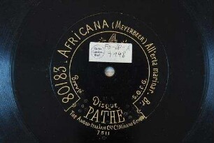 Africana : All'erta marinar / (Meyerbeer)