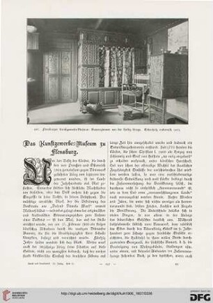 Das Kunstgewerbe-Museum zu Flensburg