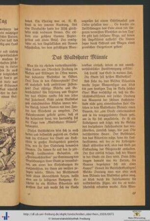 Das Waldshuter Männle.