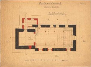Dolmetsch, Heinrich; Oberrot; Ev. Pfarrkirche, Restaurierung - Grundriss EG